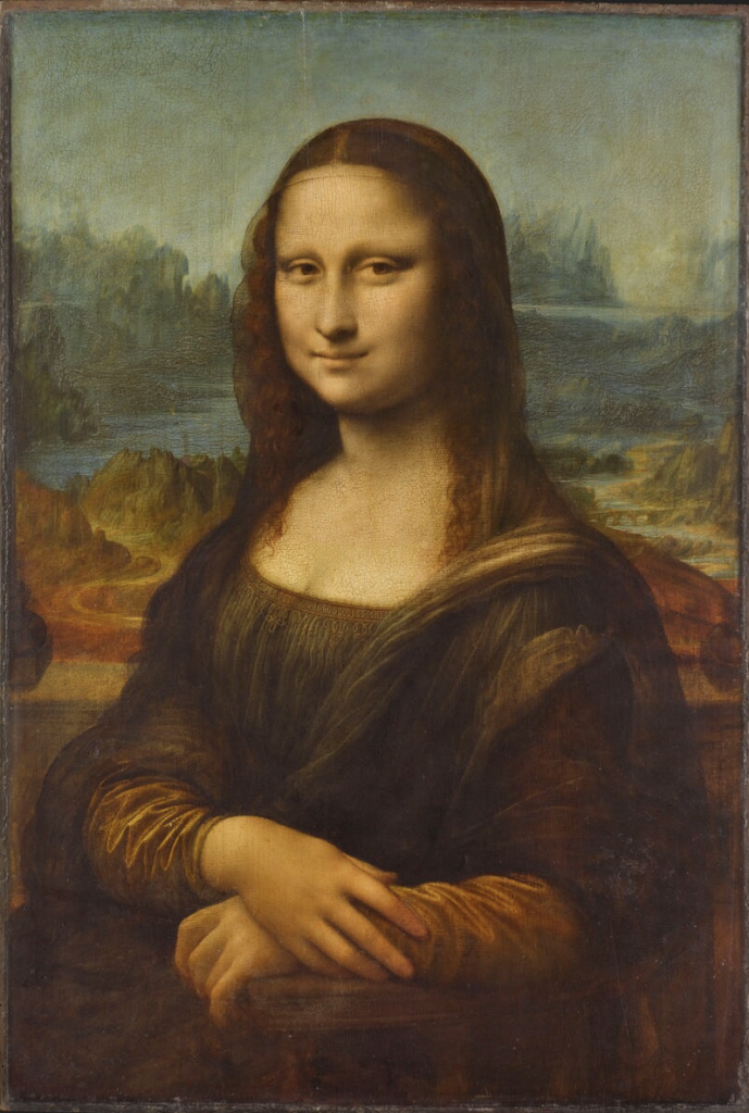 Leonardo da Vinci, Portrait of Mona Lisa del Giocondo