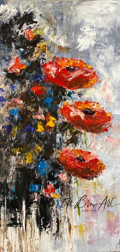 floral painting by Teresa Brown