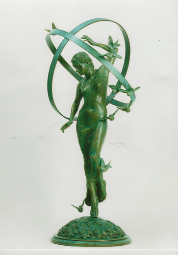 Figurative sculpture Spring Dance by artist Laura Lee Bradshaw