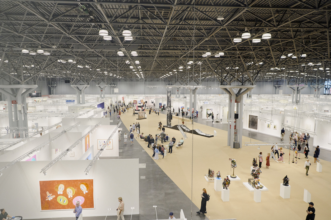 View of The Armory Show, at the Javits Center, 2023. Photo: Vincent Tullo/The Armory Show. 