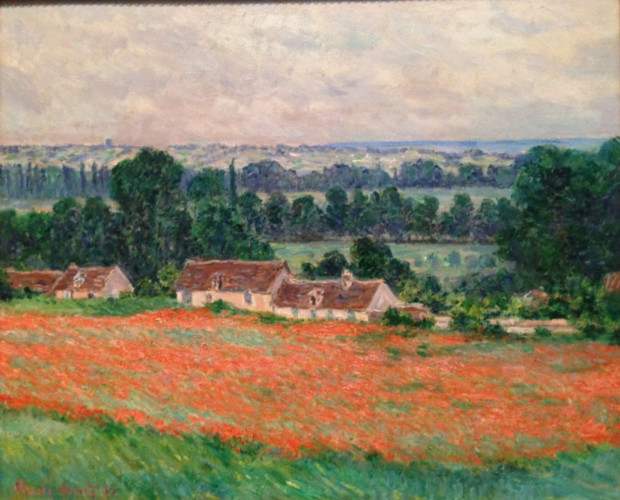 Field of Poppies, Giverny, 1885, Claude Monet Claude Monet’s Garden