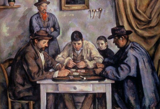 Paul Cezanne, The Card Players, 1890–92, Barnes Foundation, Philadelphia, Pennsylvania