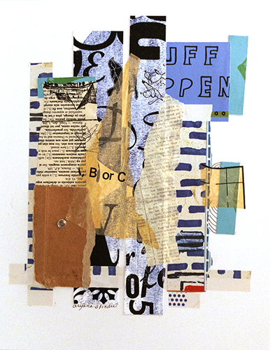 paper collage by artist Aryana Londir