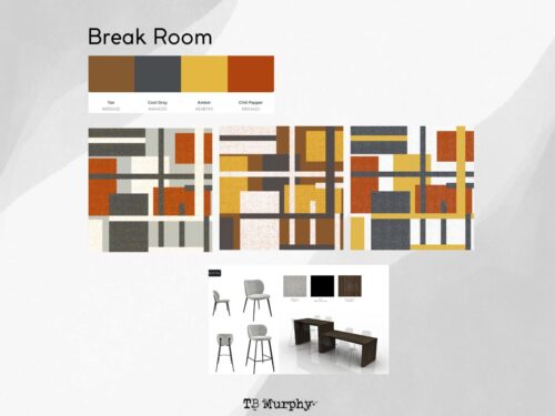 artist idea mockup for commercial space