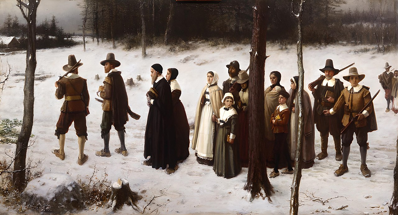 George Henry Boughton, Pilgrims Going to Church, 1867, New York Historical Society, New York City, NY, USA.