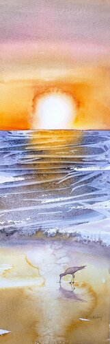 sunset painting