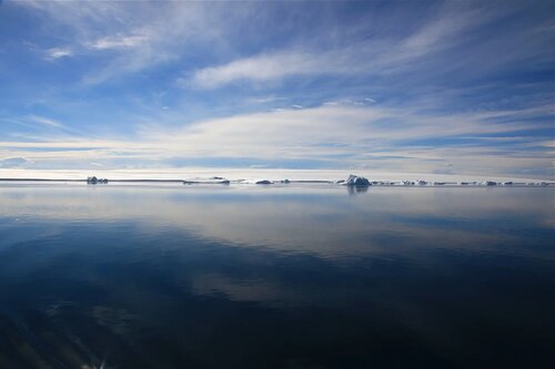 sunset in Antarctica