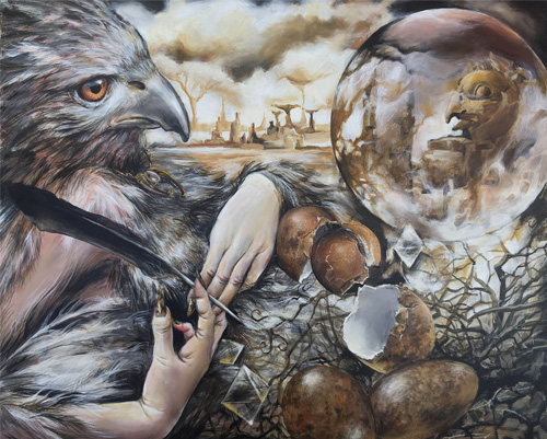 dreamlike fantasy painting