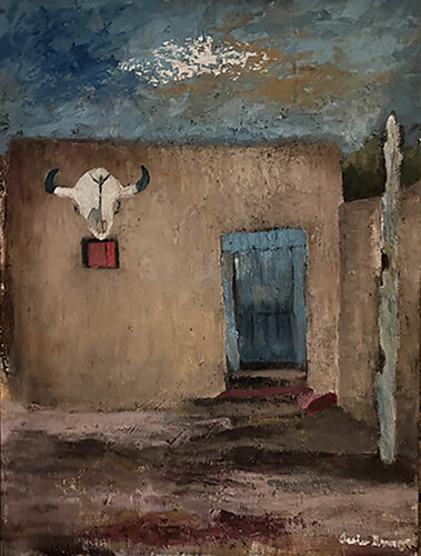 urban landscape painting by Denise Grossman