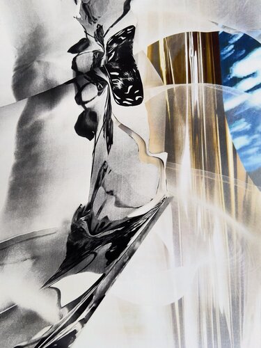 ethereal mixed media artwork