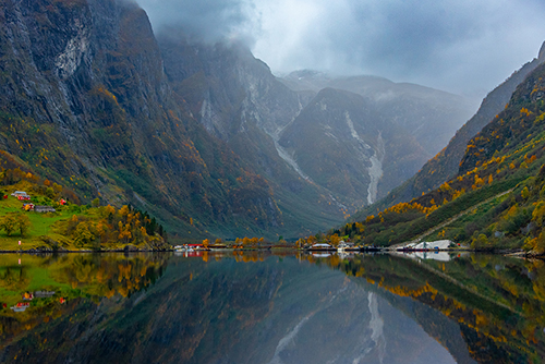 fine art photo of a fjord in Norway