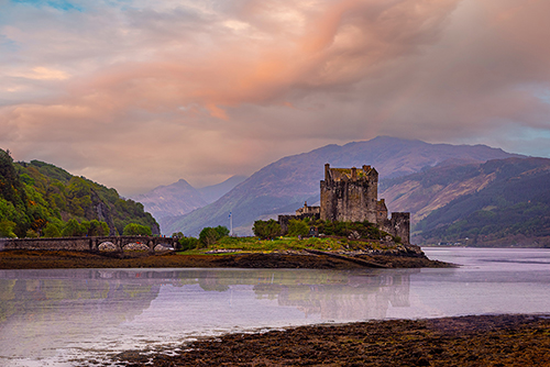 fine art photo of a Scottish castle