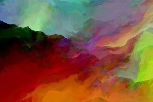 abstract digital art based on fractals