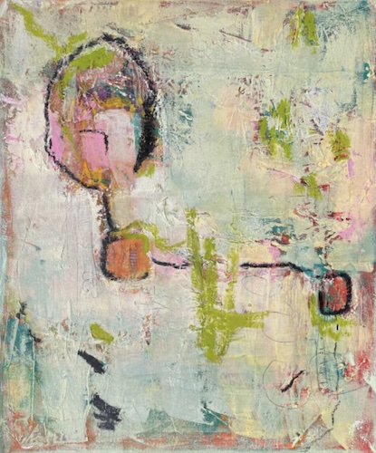 abstract mixed media artwork