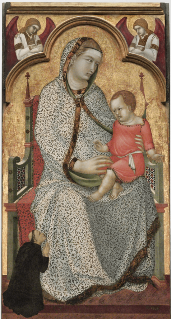 Virgin and Child Enthroned by Pietro Lorenzetti