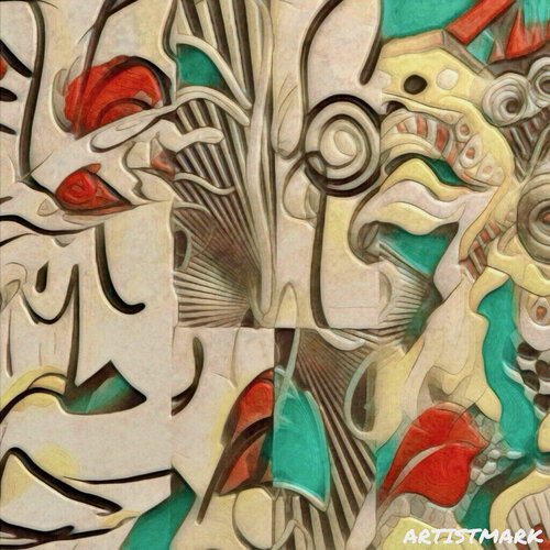 abstract painting made on an iPad
