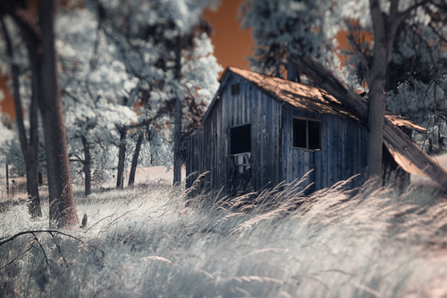 fine art photo of an abandoned ranch