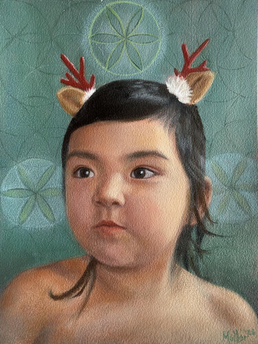 portrait of a young girl