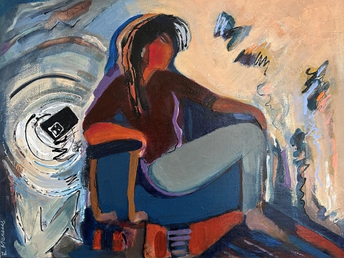 semi-abstract figurative art