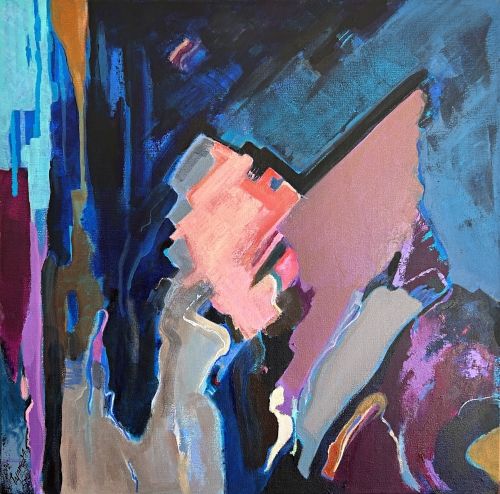 bold and striking abstract painting