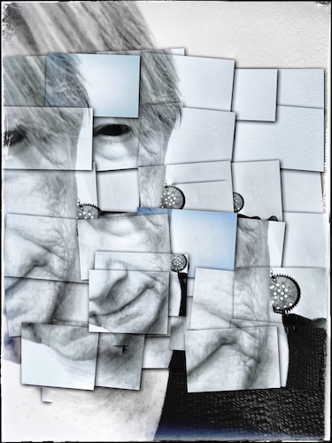 self-portrait digitally altered by Susan Detroy