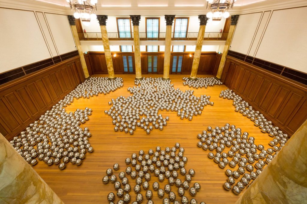 Yayoi Kusama, Narcissus Garden, 2017, National Gallery Singapore; Kusama’s Narcissus Garden