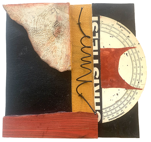 assembled found materials as art