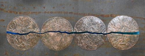 handmade mixed media fabric art