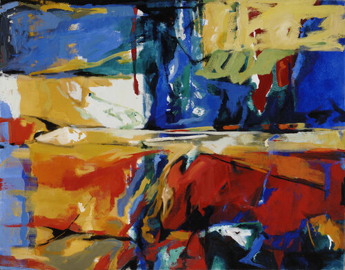 acrylic abstract painting by Susan Zwirn