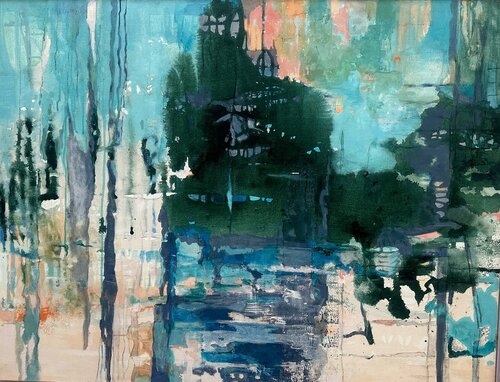 abstract painting by Susan Zwirn