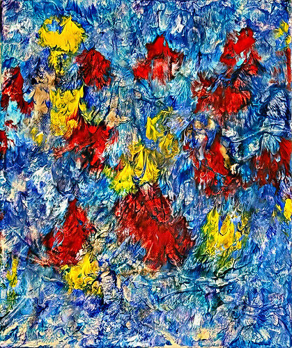bold and vibrant abstract painting