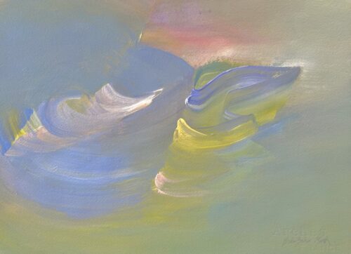 abstract acrylic painting by Zshu-Zshu Mark