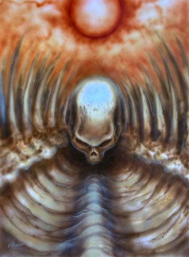 dark surrealist painting