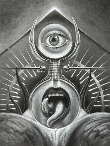strange and surreal horror art