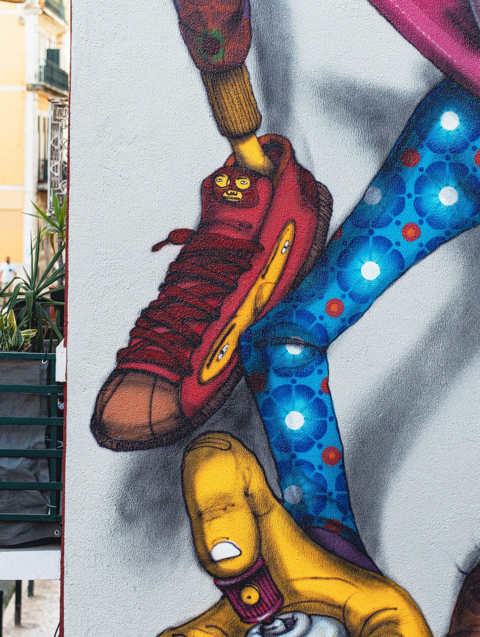 Photo by osgemeos on September 19, 2026. May be pop art of street and text.