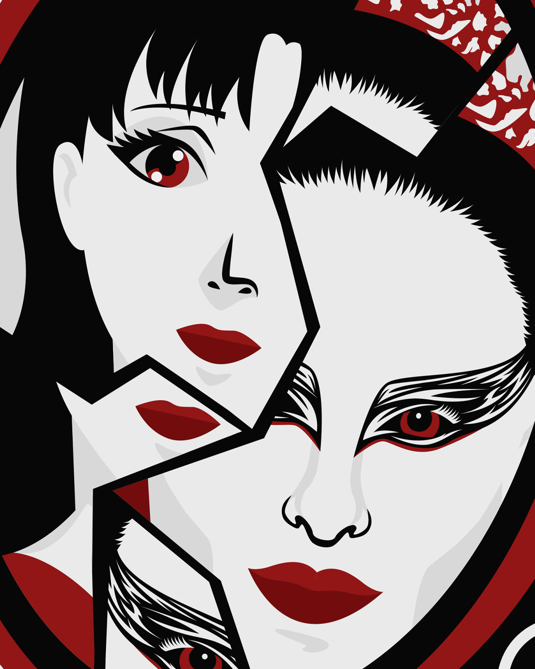 Perfect Blue and Black Swan poster image by Bekah Phillips-Nevin