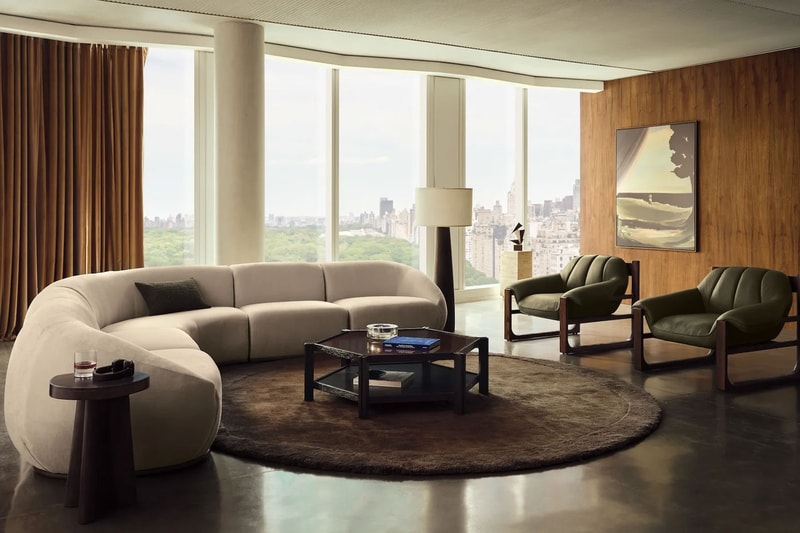 Curved seating and sculptural furnishings from Casa Dean